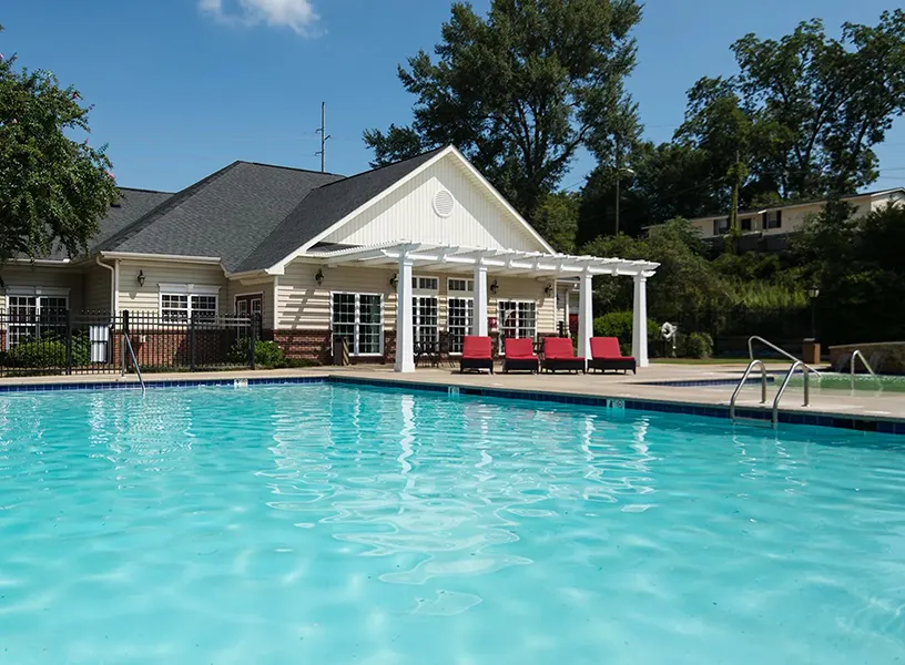 resort style pool