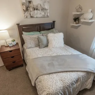furnished bedroom