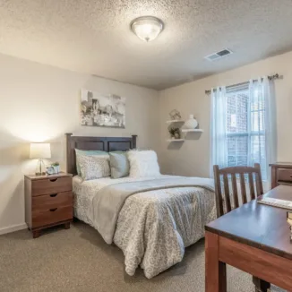 Furnished bedroom